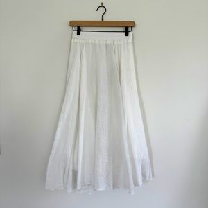 Flowy white skirt, Small